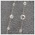 Autre Marque Collar largo de diamantes Milgrain Gimel PT950 PT850 Platino - vista 9