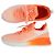 Baskets de course Louis Vuitton VNR Logo Orange Néon - vue 3