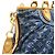 Borsa 2way Louis Vuitton Monogram Denim Blu - vista 6