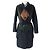 Autre Marque Kolor Argyle Vest Layered Coat Navy Women Navy blue