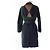 Autre Marque Kolor Argyle Vest Layered Coat Navy Women Navy blue - view 3