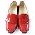 Chanel Lackleder Slipper Rot Silber 35 1/2C - Ansicht 4