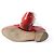 Chanel Lackleder Slipper Rot Silber 35 1/2C - Ansicht 7