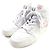 Sneakers in pelle Valentino alte bianche e rosse