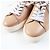 Chloé Sneakers in pelle beige Chloe ESSIE Logo 38 - vista 6