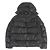 Moncler Lamb Leather Nylon Down Jacket Black - view 4