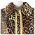 Autre Marque LEONARD FASHION Silk Polyester Leopard Coat Brown - view 4