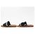 Chloé WOODY Mules Piani Sandali Nero Marrone - vista 4