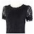 Dolce & Gabbana Rayon Nylon Silk Dress Black - view 2