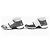 Chanel COCO Mark Strick-Sneaker grau 37,5 Braun - Ansicht 4