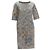 Vestido acolchado floral con diamantes de Dries Van Noten