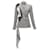 Autre Marque Monse wool cotton deconstructed draped asymmetric blazer jacket Grey  ref.1708080