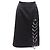 CHRISTOPHER KANE satin silver jewel chain slskirt