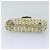 Borsa a mano Gancini in vimini argento oro Salvatore Ferragamo Auth 89809A D'oro - vista 9