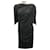 Autre Marque Talbot Runhof Black / Silver Metallic Stretch Cocktail Dress Synthetic  ref.1708737