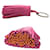 Hermès Hermes Carmen Bicolor Key Ring Holder Pink Orange  - view 2