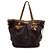 Louis Vuitton Monogram Canvas Palermo GM Tote Bag mit Schultergurt Braun