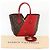 LOUIS VUITTON Monogram Kimono PM Borsa a Mano Rossa M41856 LV Auth 89974SA Rosso - vista 12