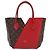 LOUIS VUITTON Monogram Kimono PM Borsa a Mano Rossa M41856 LV Auth 89974SA Rosso - vista 13