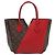 LOUIS VUITTON Monogram Kimono PM Borsa a Mano Rossa M41856 LV Auth 89974SA Rosso - vista 2