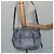 PRADA Schultertasche Nylon Grau Silber Authentisch 89792 Braun - Ansicht 32