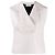 Ivory- und schwarze Wollbluse Gianfranco Ferré Roh Sand