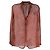 Blusa de seda marrón Romeo Gigli