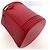 Cannes Borsa Vanity Louis Vuitton in rosso castigliano - vista 5
