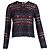 Sandro Spitzenbluse aus marineblauem Polyester