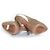 Prada Slingback-Absätze mit versteckter Plattform Braun Beige - Ansicht 6
