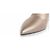 Stivaletti in pelle Rockstud di Valentino Garavani Metallico Bronzo - vista 9