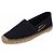 Espadrilles bordadas Saint Laurent en lona negra - vista 2
