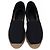 Espadrilles bordadas Saint Laurent en lona negra - vista 3