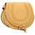 Borsa a sella Marcie Small Chloé Gialla - vista 2
