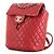 Chanel Timeless backpack in raspberry pink quilted leather Red