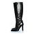Tom Ford leather boots with T strap Black - view 2
