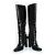 Tom Ford leather boots with T strap Black - view 3