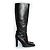 Tom Ford leather boots with T strap Black - view 5