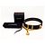 Chanel Vintage Karl Lagerfeld Leder- und Medaillon-Gürtel Schwarz - Ansicht 2