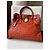 Borsa Michael Kors Hamilton in pelle intrecciata arancione - vista 2