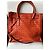 Borsa Michael Kors Hamilton in pelle intrecciata arancione - vista 5