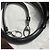 Christian Dior Borsa Mini Lady Dior Nera Laccata Nero Grigio antracite - vista 13