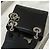 Christian Dior Borsa Mini Lady Dior Nera Laccata Nero Grigio antracite - vista 14