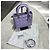 Christian Dior Med Lavender Lady Dior Bag Purple - view 2