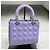 Christian Dior Med Lavender Lady Dior Bag Purple - view 4