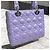 Christian Dior Med Lavender Lady Dior Bag Purple - view 5