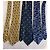 3 cravates chanel vintage Blanc Multicolore Jaune Bleu Marine - vue 3