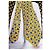 3 cravates chanel vintage Blanc Multicolore Jaune Bleu Marine - vue 9