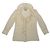 Camisa Gucci de seda beige con cuello de volantes