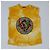 Camiseta Balmain Tie Dye Bordada Amarilla de Algodón Amarillo - vista 2